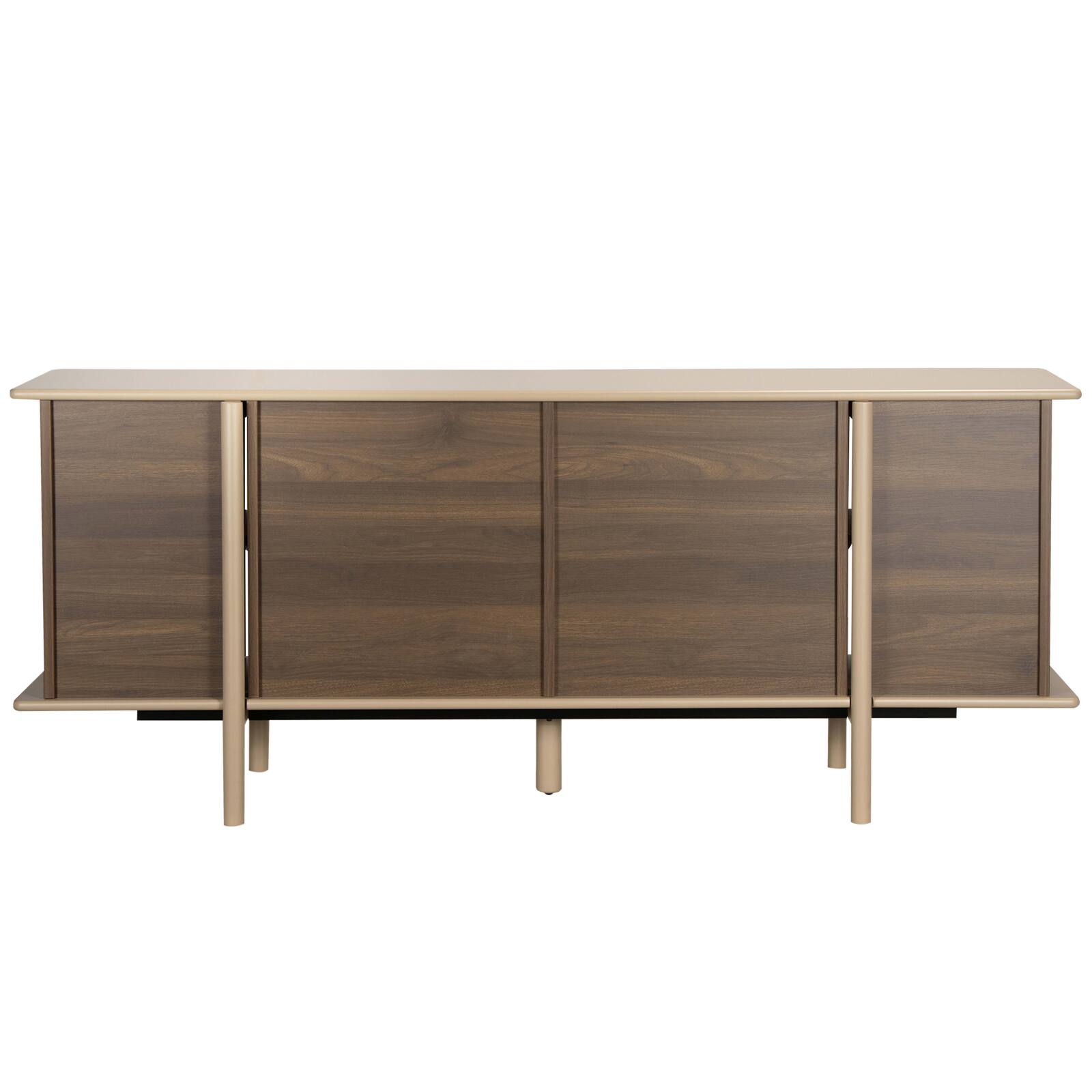 Buffet effet bois 4 portes 180 cm