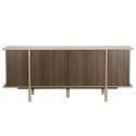 Buffet effet bois 4 portes 180 cm