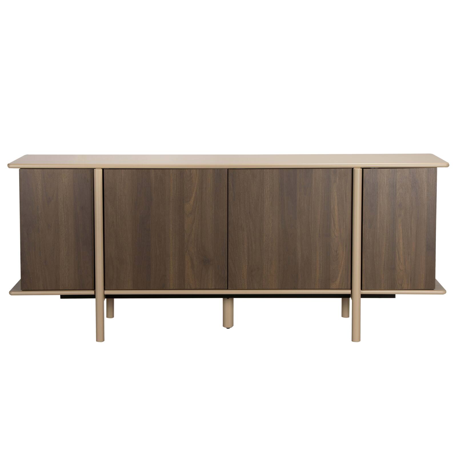 Buffet effet bois 4 portes 180 cm
