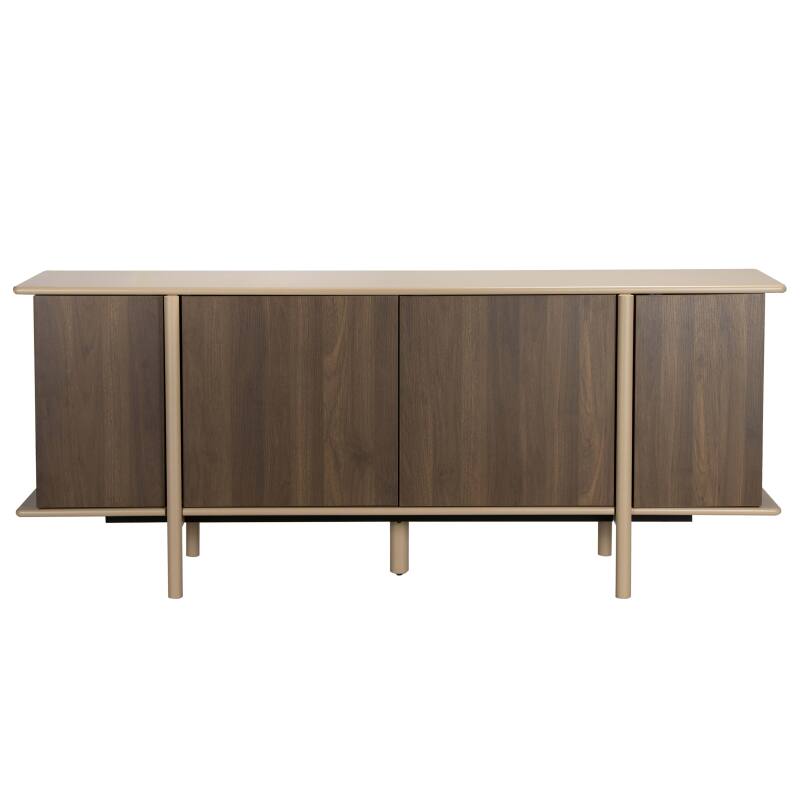 Buffet effet bois 4 portes 180 cm (4/7)