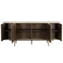 Buffet effet bois 4 portes 180 cm