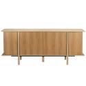 Buffet effet bois 4 portes 180 cm