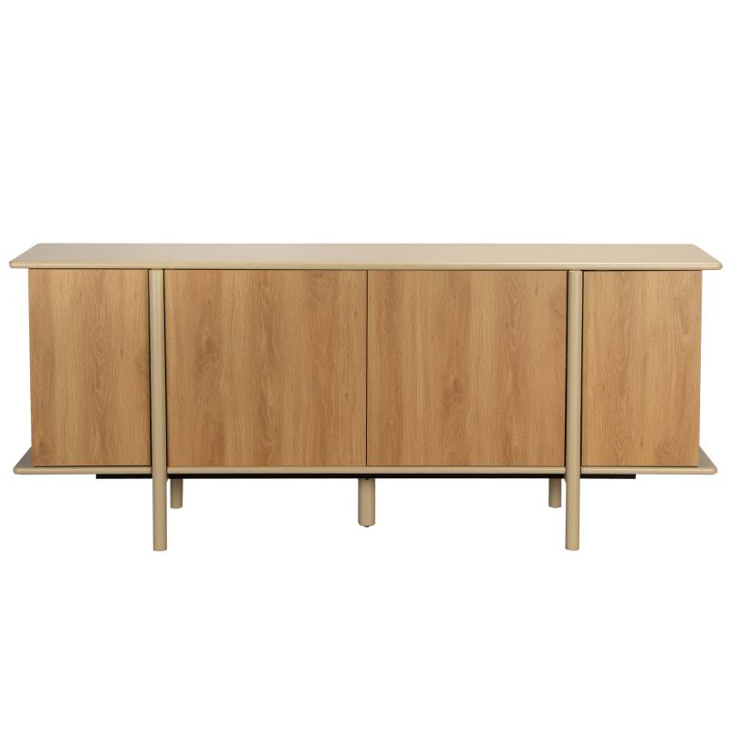 Buffet effet bois 4 portes 180 cm (4/7)