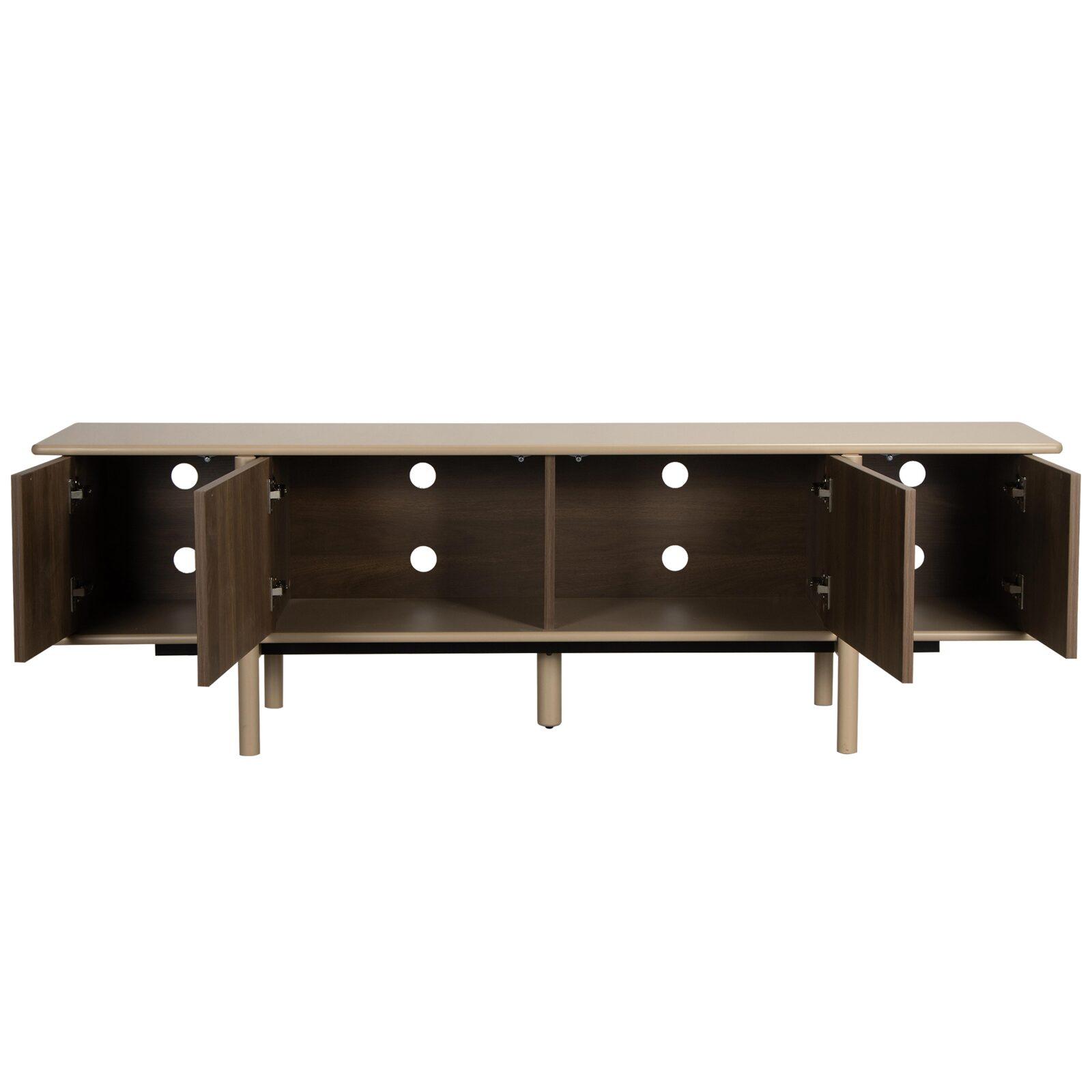 Meuble TV effet bois 180 cm