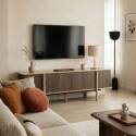 Meuble TV effet bois 180 cm