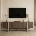 Meuble TV effet bois 180 cm