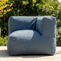 Salon de jardin modulable 2 places avec 2 fauteuils d'angle