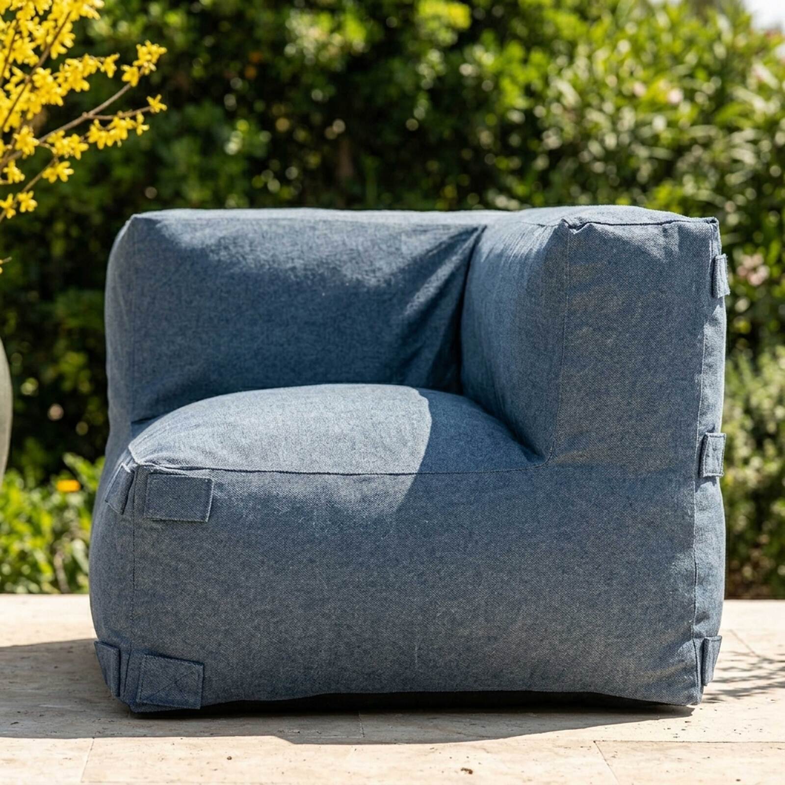 Salon de jardin modulable 2 places avec 2 fauteuils d'angle