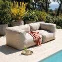 Salon de jardin modulable 2 places avec 2 fauteuils d'angle