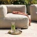 Salon de jardin modulable 2 places avec 2 fauteuils d'angle