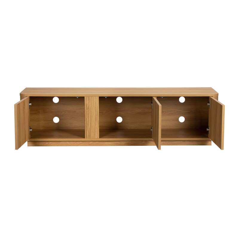 Meuble TV effet bois 150 cm (5/9)