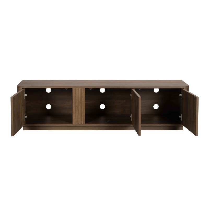 Meuble TV effet bois 150 cm (5/9)