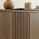 Meuble TV effet bois 150 cm