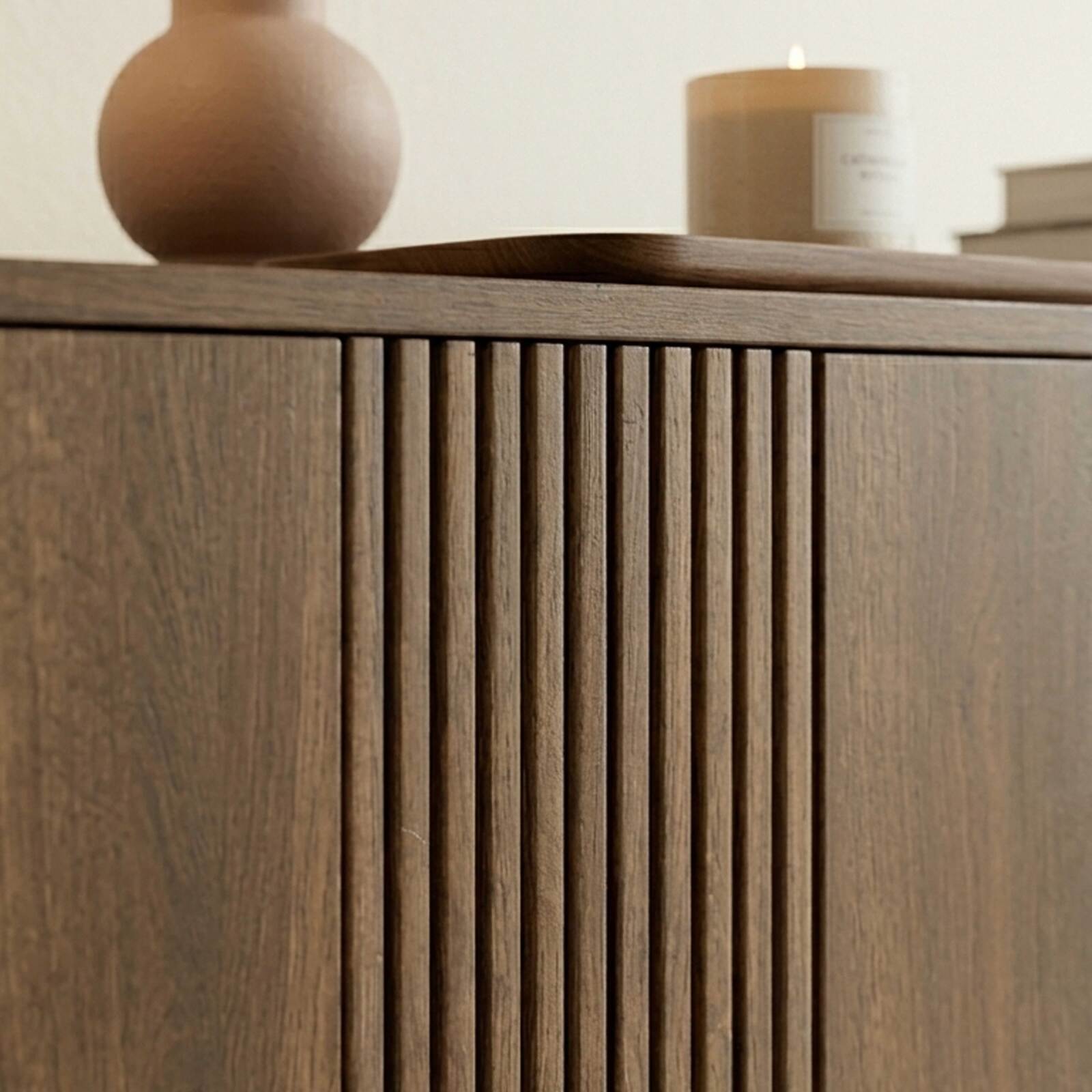 Meuble TV effet bois 150 cm