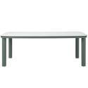 Table de jardin structure en aluminium 8 personnes 213x90 cm