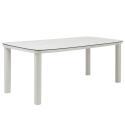 Table de jardin structure en aluminium 8 personnes 213x90 cm