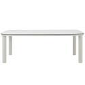 Table de jardin structure en aluminium 8 personnes 213x90 cm