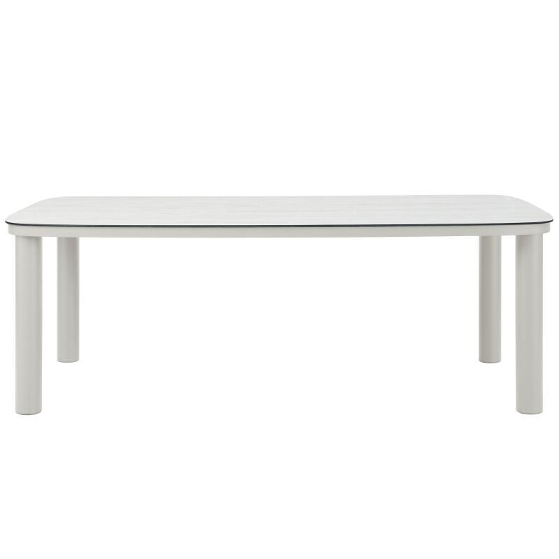 Table de jardin structure en aluminium 8 personnes 213x90 cm (4/7)