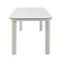 Table de jardin structure en aluminium 8 personnes 213x90 cm