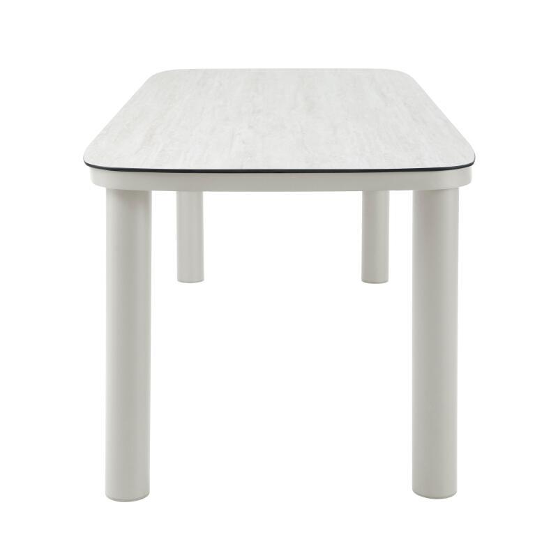 Table de jardin structure en aluminium 8 personnes 213x90 cm (5/7)