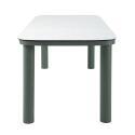 Table de jardin structure en aluminium 8 personnes 213x90 cm