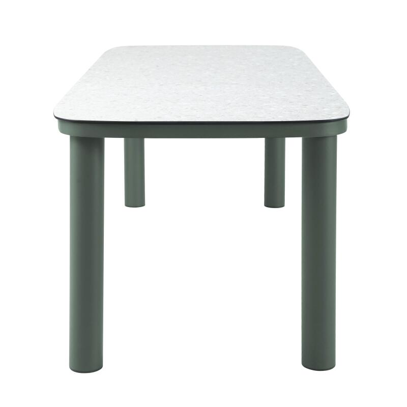 Table de jardin structure en aluminium 8 personnes 213x90 cm (5/7)
