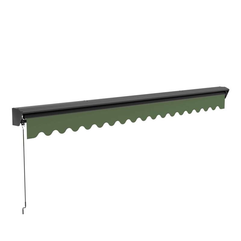Store banne manuel avec coffre semi-intégral 2,50x2 m (4/7)