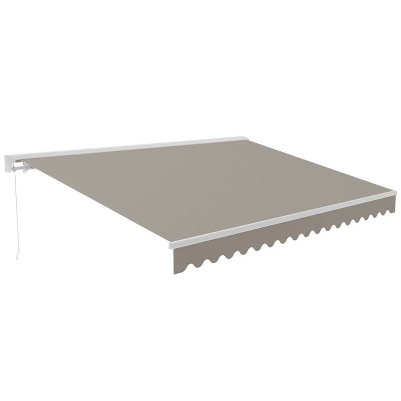 Store banne manuel avec coffre semi-intégral 2,50x2 m