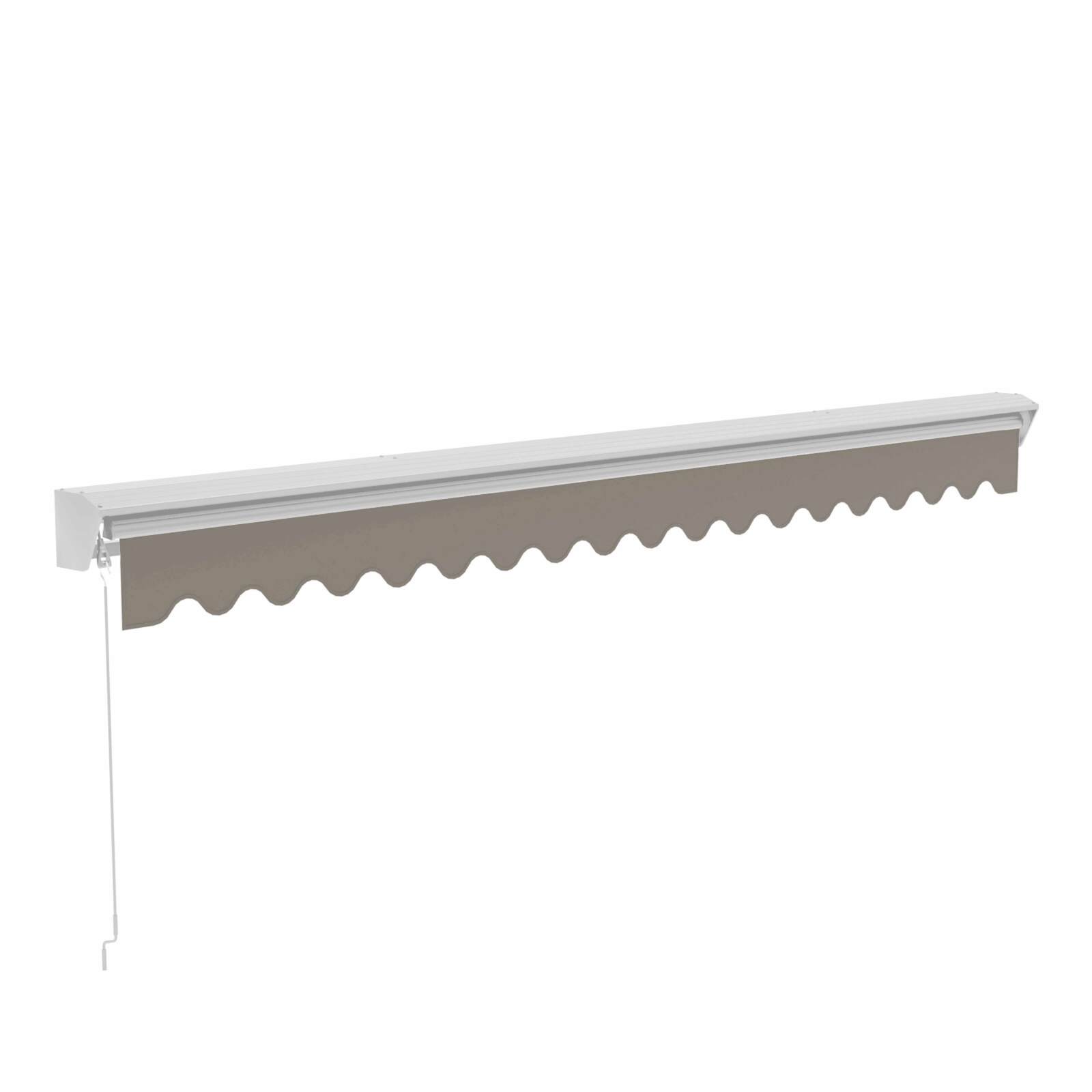 Store banne manuel avec coffre semi-intégral 2,50x2 m
