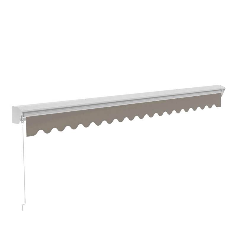 Store banne manuel avec coffre semi-intégral 2,50x2 m (4/7)