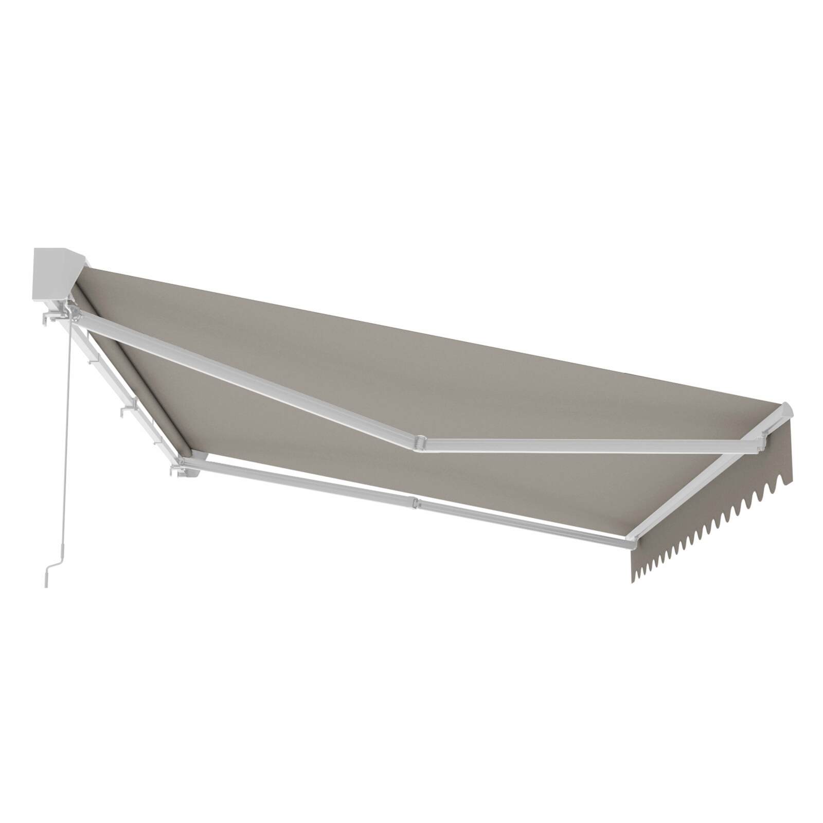 Store banne manuel avec coffre semi-intégral 2,50x2 m