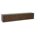 Meuble TV suspendu effet bois clair 160 cm style scandinave
