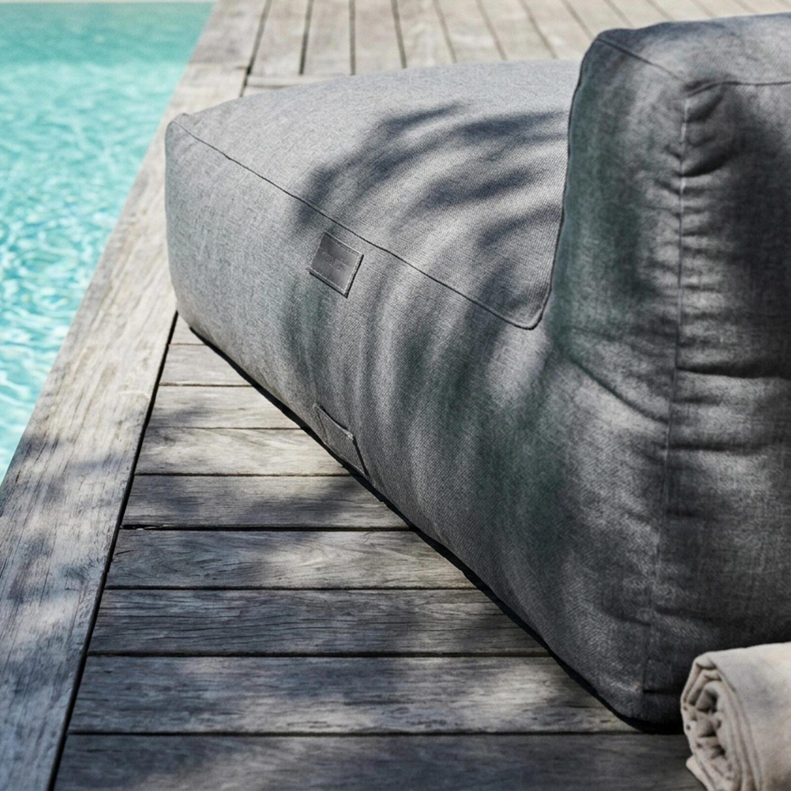 Méridienne pour salon de jardin modulable