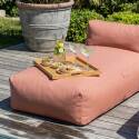 Méridienne pour salon de jardin modulable