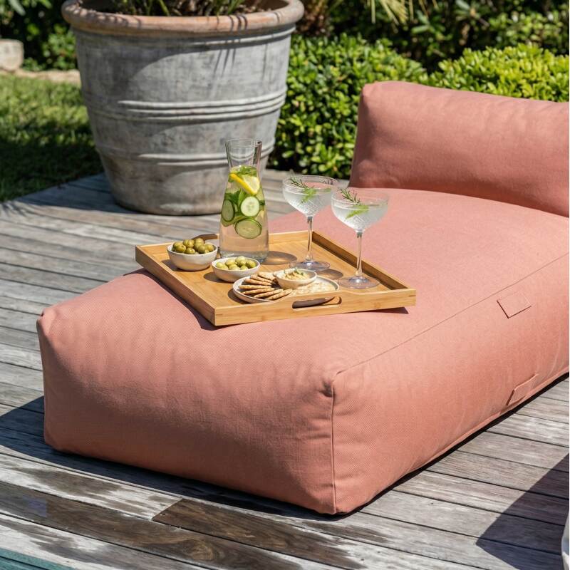 Méridienne pour salon de jardin modulable (4/5)