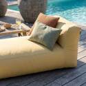 Méridienne pour salon de jardin modulable