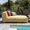 Méridienne pour salon de jardin modulable