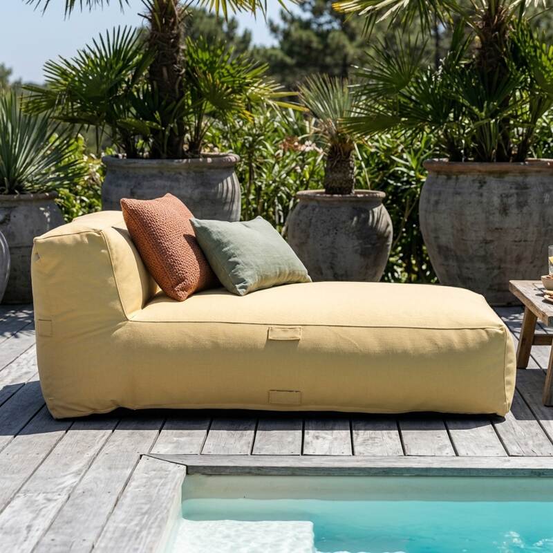Méridienne pour salon de jardin modulable (6/7)