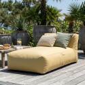 Méridienne pour salon de jardin modulable
