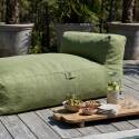Méridienne pour salon de jardin modulable