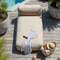 Méridienne pour salon de jardin modulable