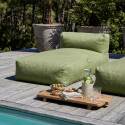 Méridienne pour salon de jardin modulable