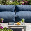 Salon de jardin modulable 2 places avec 2 chauffeuses