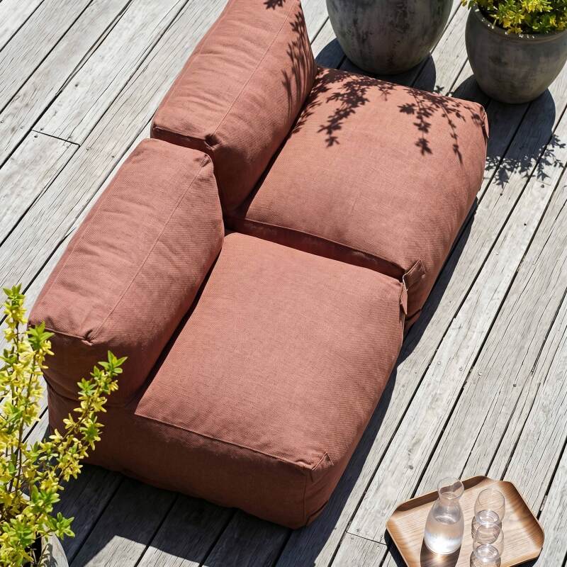 Salon de jardin modulable 2 places avec 2 chauffeuses (4/7)