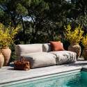Salon de jardin modulable 2 places avec 2 chauffeuses