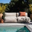 Salon de jardin modulable 2 places avec 2 chauffeuses
