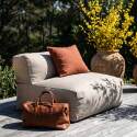 Salon de jardin modulable 2 places avec 2 chauffeuses
