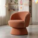 Fauteuil pivotant en tissu