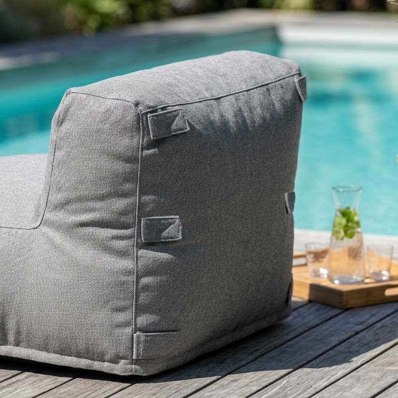 Chauffeuse pour salon de jardin modulable (3/7)