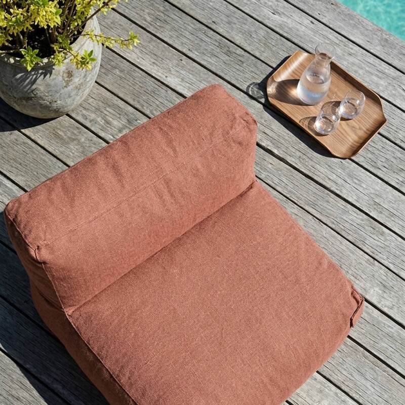 Chauffeuse pour salon de jardin modulable (3/7)